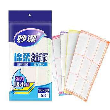 妙潔 棉柔抹布 5片