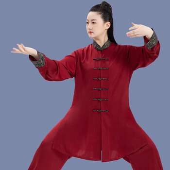 京耕(jinggeng) 中国风太极服女春夏新款休闲太极拳练功服男中老年