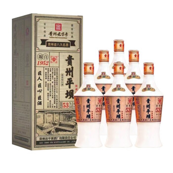 平坝（PING BA）酱香型白酒 贵州老八大名酒 商务宴请  送礼佳品 53度 500mL 6瓶 收藏版整箱装