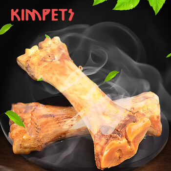 Kimpets牛骨头 Kimpets 宠物狗狗磨牙棒幼犬耐咬骨头泰迪金毛小狗大型犬洁齿牛骨咬胶零食真牛骨1根 行情报价价格评测 京东