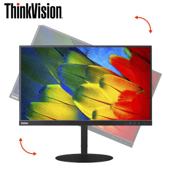 联想（ThinkVision）23.8英寸 IPS屏 Type-C反向充电 滤蓝光 旋转升降 电脑显示器（DP/HDMI/USB接口）T24m