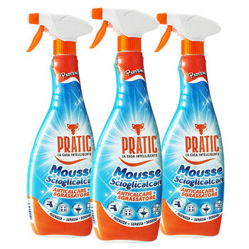 狐狸爸爸摩丝水垢油污净厨房强力清洁剂祛污垢清洁剂 卫生间除水垢 700ml 摩丝水垢油污净700ml*3