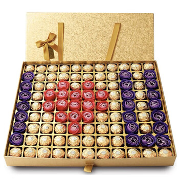 费列罗巧克力99粒礼盒糖果七夕情人节母亲节520礼物生日礼物女送女友