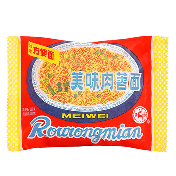 上海冠生园美味肉蓉100g20袋40袋整箱老方便面泡面怀旧肉蓉面火锅面