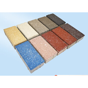 透水砖庭院地砖 透水砖彩砖水泥陶土面包红砖块庭院地广场户外铺地砖