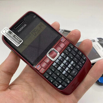 nokia诺基亚e63直板全键盘按键移动联通学生戒网国行红色套餐1