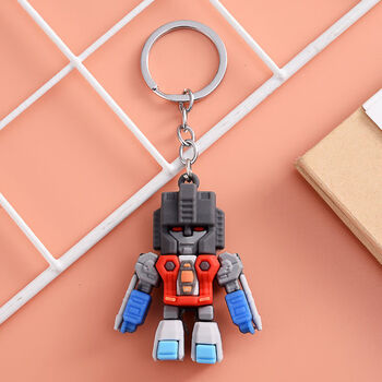 世界变形金刚钥匙扣个性学生书包擎天柱大黄蜂挂件礼物链圈环红蜘蛛5