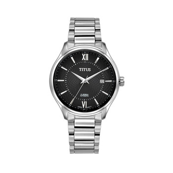 铁达时(titus)铁达时silverlight粼光手表男机械腕表水波纹表奢华男表