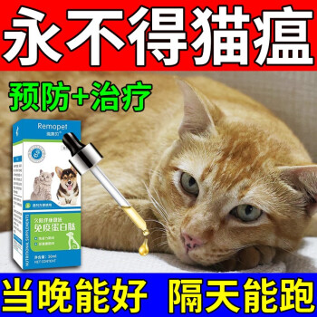 猫瘟预防药预防猫鼻支猫咪拉稀腹泻呕吐专用套餐干扰素猫瘟治疗药 五