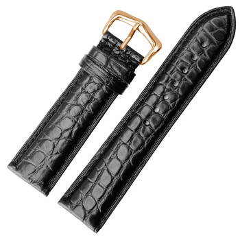 贵族适用鳄鱼皮表带针扣男女款卡地亚tank坦克solo伦敦腕表真皮手表链
