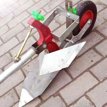 农用手拉犁单人起垄神器可调节人拉犁人工耕地小型微耕机开沟培土开沟