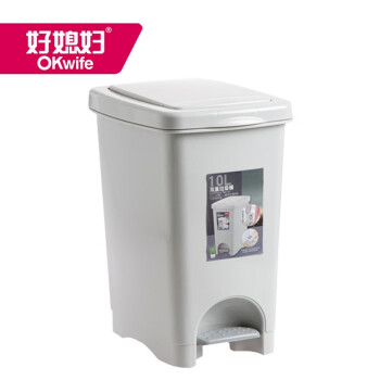 从价格走势看好媳妇10L手按脚踏式垃圾桶