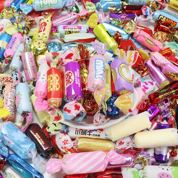 5斤超实惠喜糖奶糖牛奶糖果零食婚庆糖果组合批发100g奶糖组合500g买2