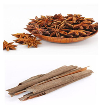 广西桂皮香叶肉桂八角大料调味香料卤肉炖肉炒菜批发 桂皮100g八角100