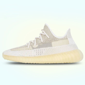 阿迪达斯 （adidas）女鞋男鞋2024夏季新款Yeezy Boost 350 椰子350休闲鞋跑步鞋【 FZ5246米白色氧化天使 36.5