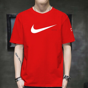 NIKE耐克男子T恤  大LOGO运动圆领短袖上衣AR4999-013 C DB5858-657 L(175/92A)