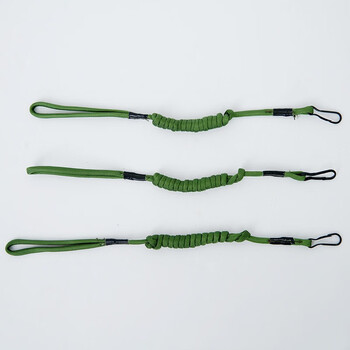 旅途家 7cm战术防丢防抢枪绳 弹力系腰保险绳挂绳枪纲绳安全绳钥匙扣