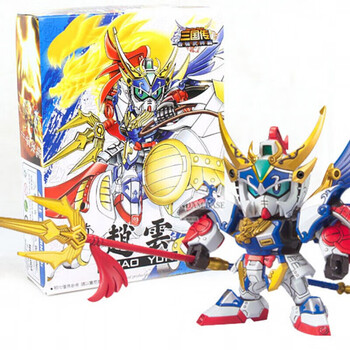 新生真系列三国传sd高达 bb战士赵云人偶拼装敢达模型玩具 a004赵云没