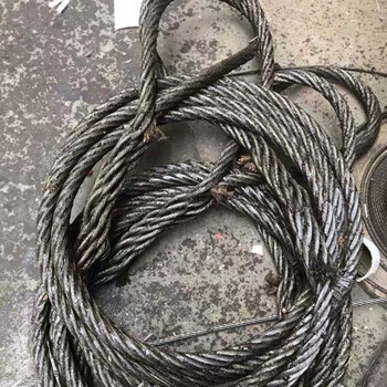 【店长推荐】新插编钢丝绳起重吊装双扣吊索具编织绳头起重工具钢丝绳