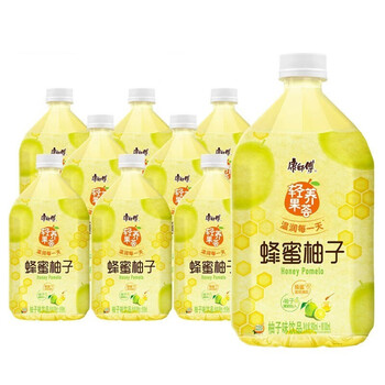 柚子茶饮料1升*6瓶/12瓶1000ml经济装1l柚子茶饮料 蜂蜜柚子1l*6瓶