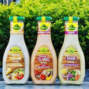 沙拉水果蔬菜色拉酱醺料kuhnesaladdressing250ml凯撒沙拉酱caesar