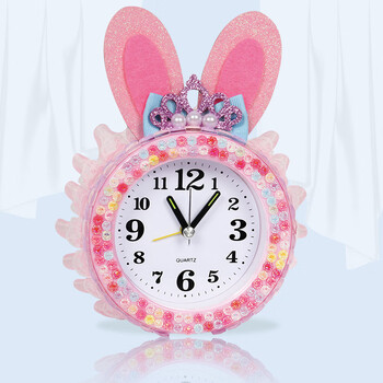 儿童diy梦幻时钟小闹钟创意手工制作材料包可爱卡通益智玩具 梦幻时钟