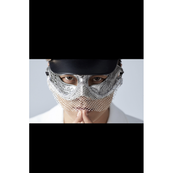 蒙面唱将面具男士朋克夸张银色简约蒙面歌手唱将万圣节假面舞会面具男