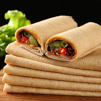 山东特产全麦杂粮软大煎饼老临沂蒙煎饼卷饼全麦煎饼5斤5斤1袋