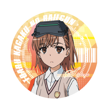 modx某科学的超电磁炮御坂美琴白井黑子动漫周边镭射碎玻璃日谷底徽章