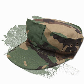 【京东好物】外军迷彩八角帽 军迷 遮阳男/女士春夏秋冬帽子 丛林