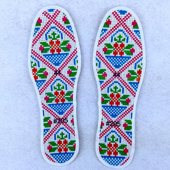 十字绣鞋垫男女半成品印花手工六层吸汗满有的花色没有随机发爱意满满
