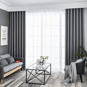 新款窗帘卧室遮光成品家用客厅大气落地阳台飘窗防晒遮阳加厚雅芙尼