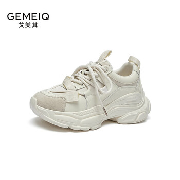 戈美其(gemeiq)戈美其老爹鞋女鞋2023年春季炸街百搭厚底增高轻便运动
