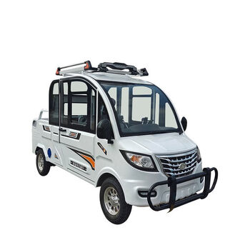 康捷达飞鸽电动四轮车家用小型拉货载客新能源四轮电动车封闭式油电