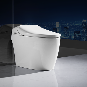 惠达huida智能马桶卫浴全自动智能一体式无水箱马桶即热冲洗烘干遥控