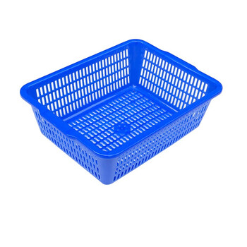 巨博 塑料菜筐581#蓝色