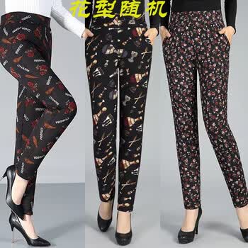 燠阳 秋冬女保暖裤加绒加厚棉裤毛裤保暖加绒裤男 (一条价) 驼绒棉裤 女中号【120-140斤】(花型随机) 保暖 舒适 呵护