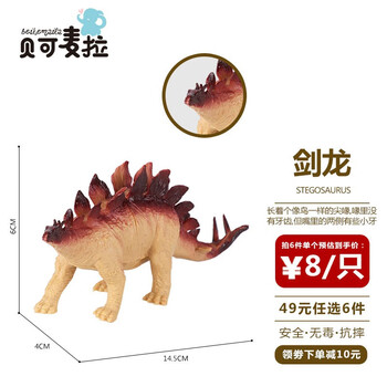 贝可麦拉儿童仿真动物玩具-销量和价格走势