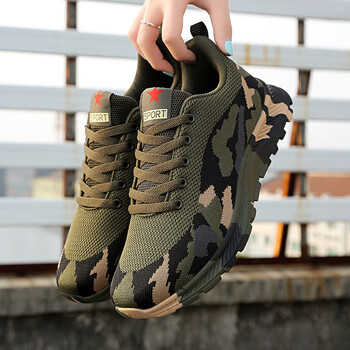 勋狸粑迷彩体能军胶鞋迷彩鞋女男春夏学生军训户外鞋解放鞋工地劳保鞋