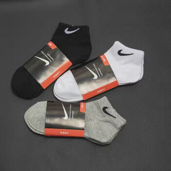 旗舰3双装勾勾袜男女运动袜中筒短筒aj潮袜篮球袜吸汗仿臭ins袜子潮牌