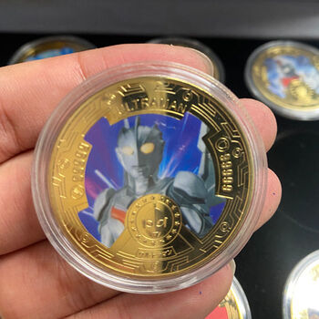 英雄55周年纪念钞动曼勋章套纪念英雄币55周年币 3诺亚奥特曼(裸币)