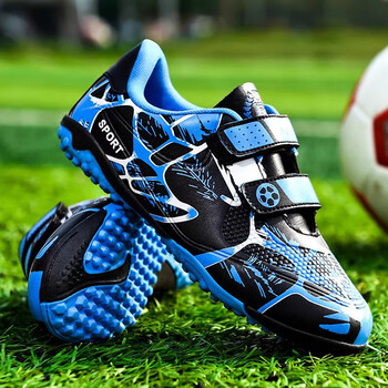 季回力休儿童训练足球鞋男童小学比赛跑步鞋中大童软底防滑运动鞋男孩