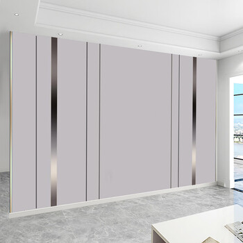 夜语时现代简约集成墙板电视背景客厅沙发竹木纤维卧室床头木饰面护墙