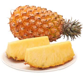 攸竹豆奶凤梨 金钻凤梨当季新鲜水果手撕大菠萝水果礼盒 2箱共6颗装