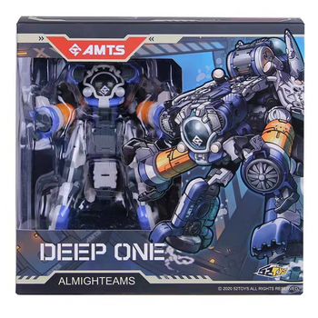 深潜者现货52toys猛兽匣匣系列小队深潜者变形机甲潮玩模型破土匣系列