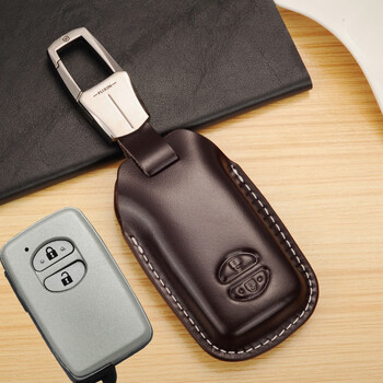 适用于丰田10款普拉多霸道4000钥匙包真皮09汉兰达智能遥控保护套a款