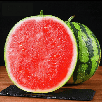 MZPLOI正宗云南美都麒麟瓜黑白子新鲜现摘脆甜多汁薄皮西瓜 麒麟瓜6 9斤装净重8-9斤（1 个装）*