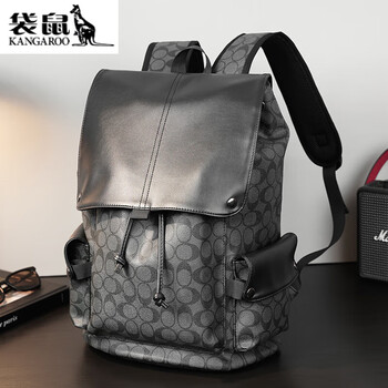 包男士防水休闲旅行包电脑包背包高中初中大学生 c格【图片 价格 品牌