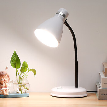 kedoety办公桌书桌宿舍金属台灯护眼台灯学习书桌宿舍插电学生儿童