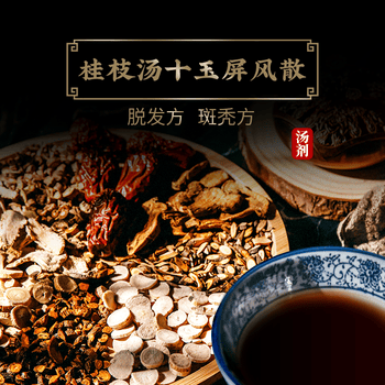康益强桂枝汤十玉屏风散脱发秃顶体虚发热感冒桂枝白芍黄芪白术防风甘草生姜大枣抓中药在线拍方抓药7剂代煎 图片